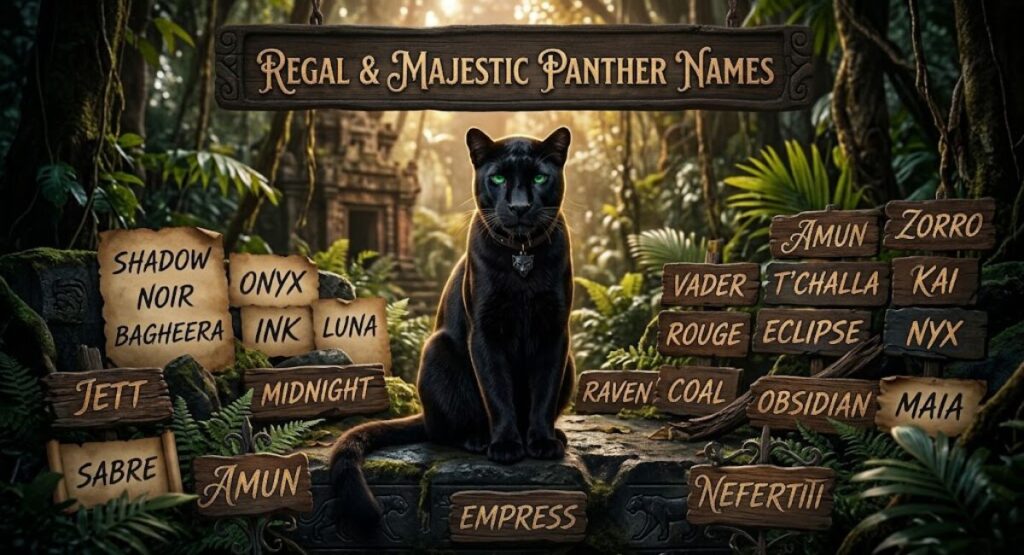 Regal & Majestic Panther Names