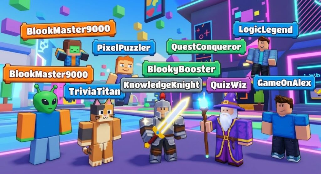 Roblox-Style Blooket Names