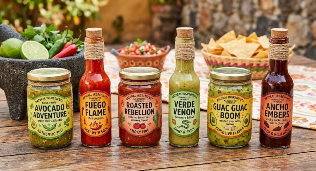Salsa, Guac & Hot Sauce Names
