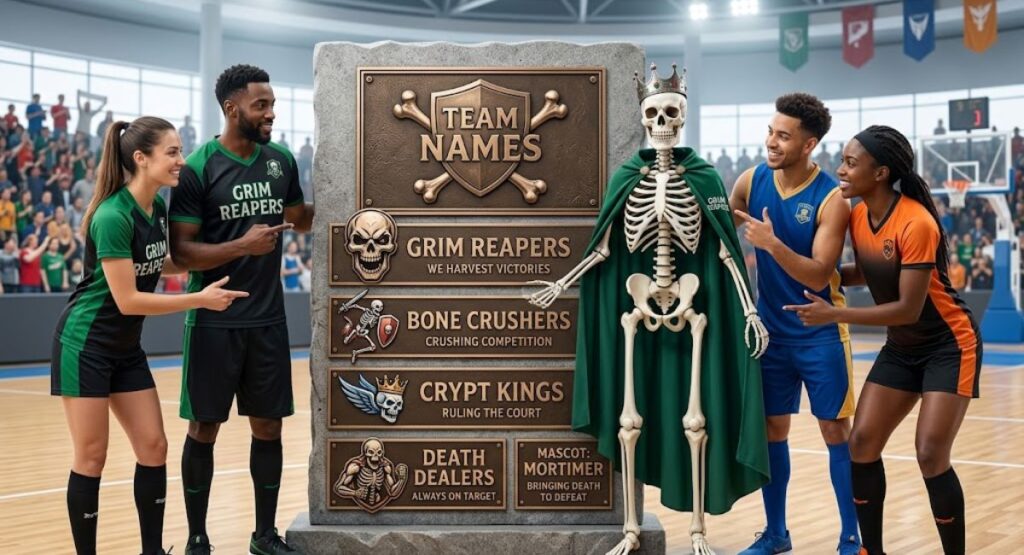 Skeleton Mascot & Team Names