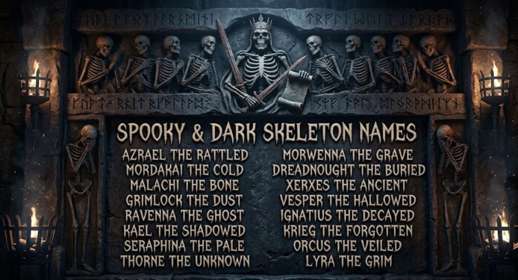 Spooky & Dark Skeleton Names
