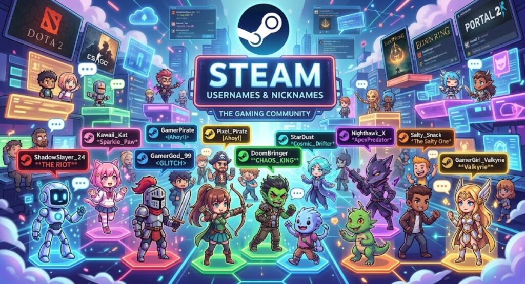 Steam Usernames & Nicknames